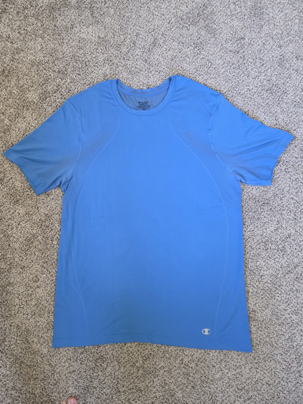 Champion Blue Athletic Tee XXL Gorpcore Athleisure Preppy Workout Running